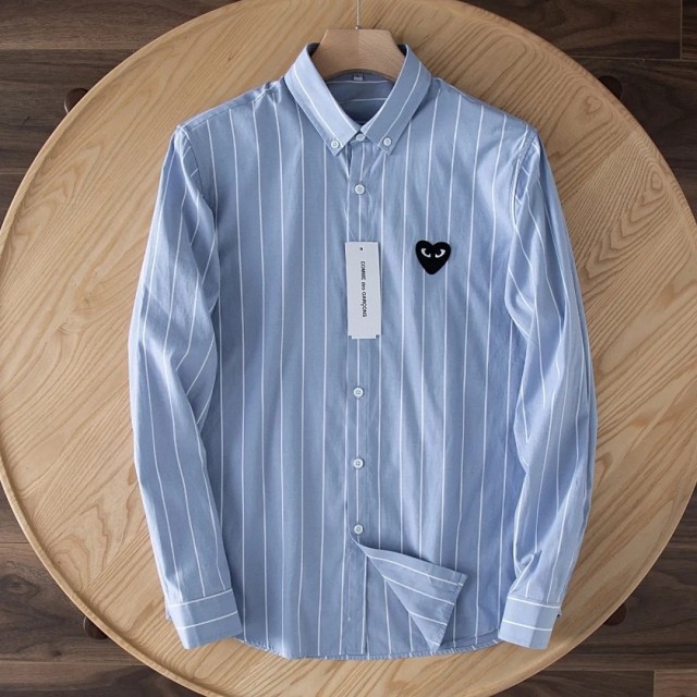 [Buy more Save more] CDG Play black logo stripe shirt