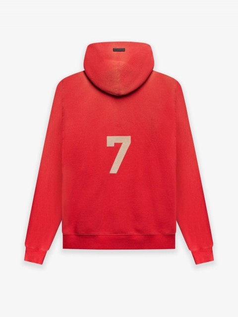 1:1 quality version Fear of God Red No. 7 Hoodie