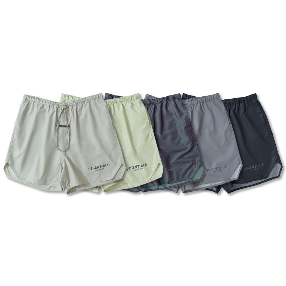 [buy more save more]1:1 quality version fear of god fog essentials 3m nylon shorts 5 colors