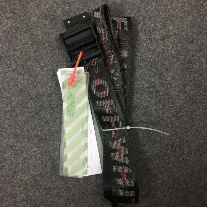[Buy more Save more]Off White 18SS embroidery belt 4 colors