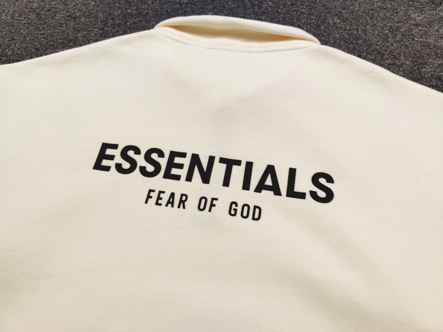 [buy more save more]1:1 quality version fear of god essentials 21fw mockneck half zip crewneck 5 colors