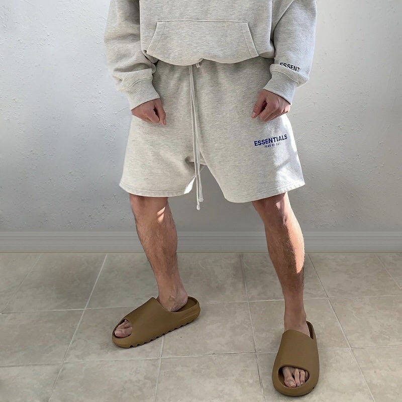 [buy more save more]1:1 quality version fear of god essentials tmc shorts blue grey