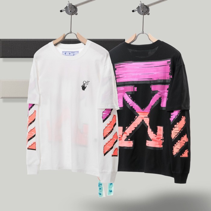 [Buy More Save More]Off white double cross arrow sweatshirt 2 colours