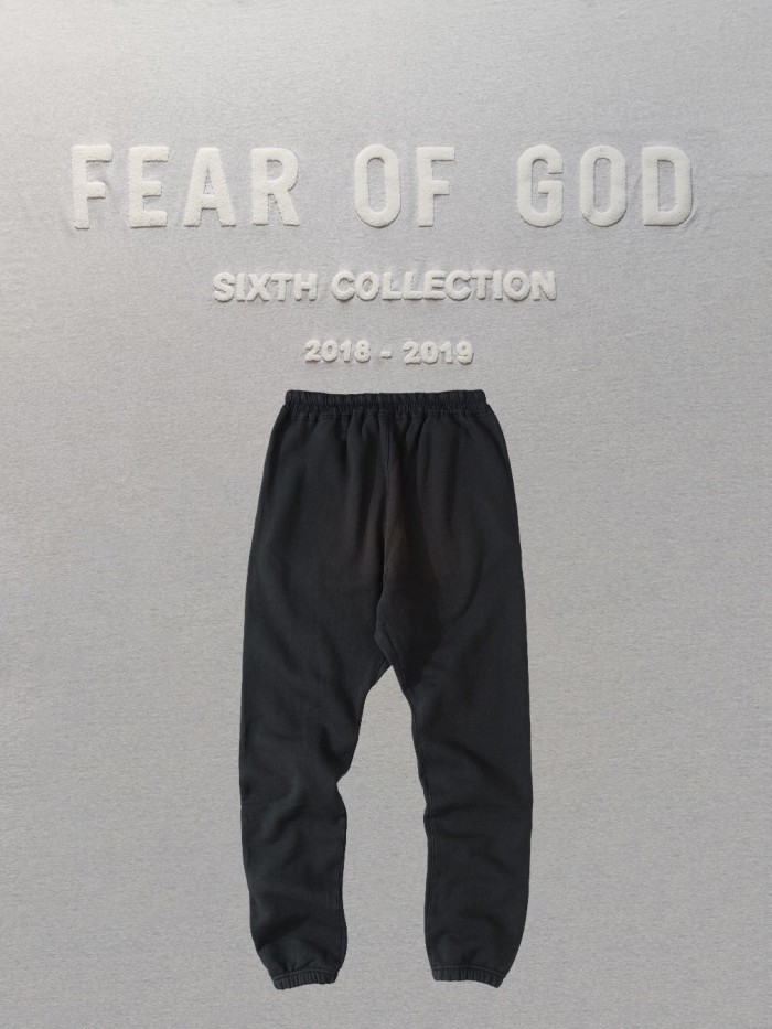 1:1 quality version Fear of God Fog ESSENTIALS 21FW logo pants 3 colors