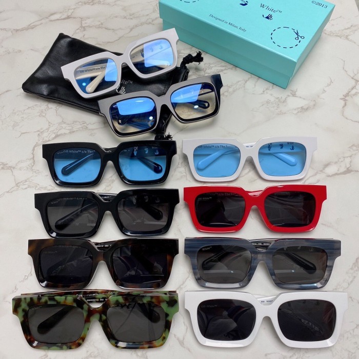 [buy more save more]1:1 quality Off white single logo glasses/ sun glasses 10 colors (with og packing)