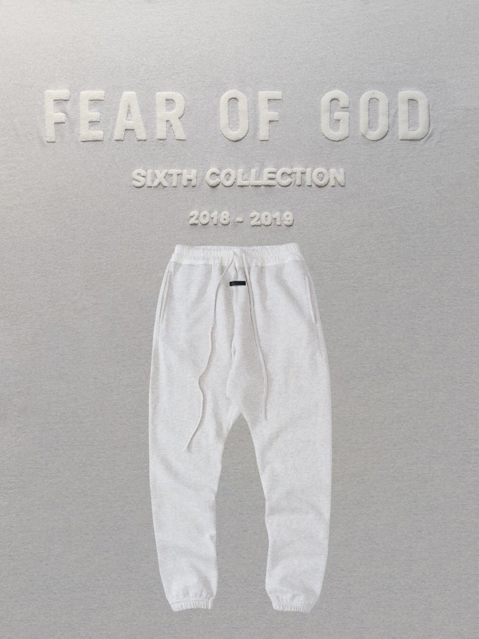 1:1 quality version Fear of God Fog ESSENTIALS 21FW logo pants 3 colors