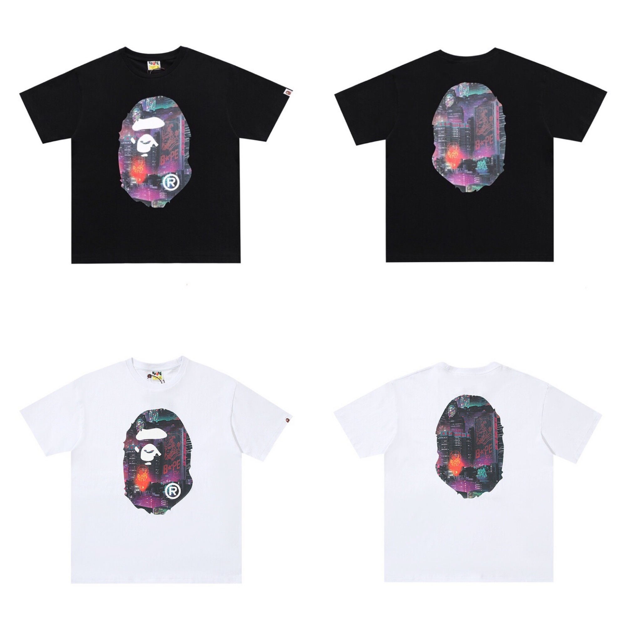 [buy more save more] bape hong kong limited big ape logo tee