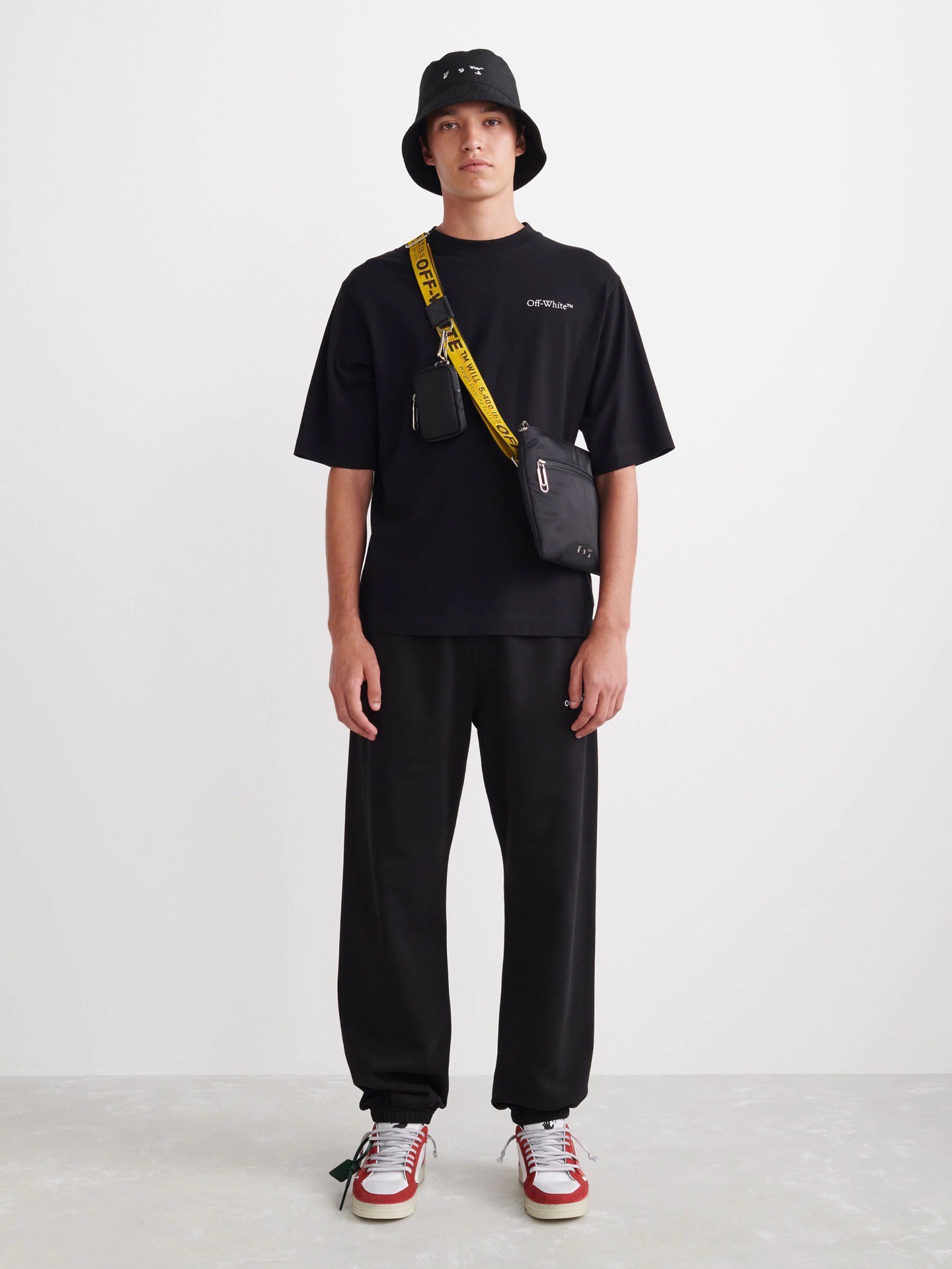 [buy more save more]1:1 quality off-white caravaggio oil painting tee black white