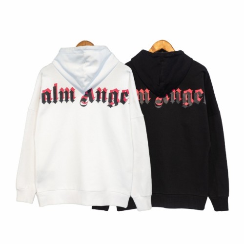 Palm angels overlapping letter hoodie