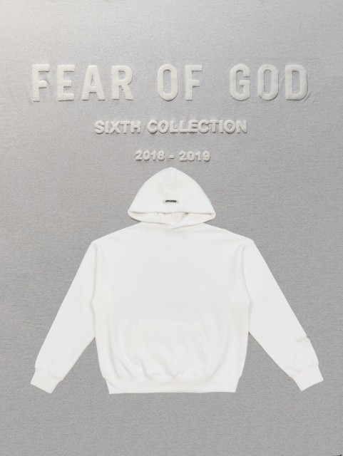 1:1 quality version Fear of God Double thread four pigment Hooded 3M logo hoodie