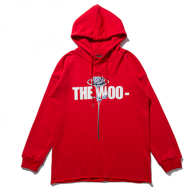 [Buy more Save more]Vlone blue ross hoodie black & white & red