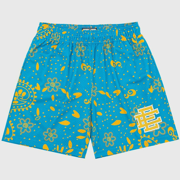 [buy more save more] eric emanuel bandana logo shorts