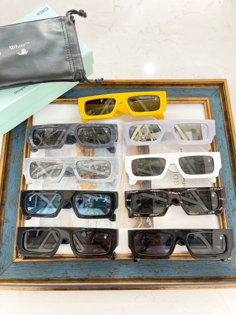 1:1 quality off white cyberpunk style glasses/ sun glasses 9 colors (with og packing)