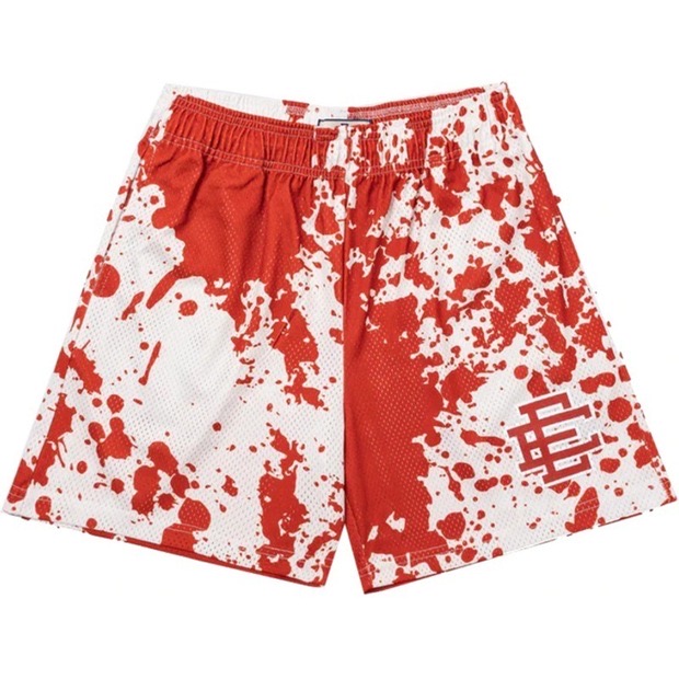 eric emanuel ee logo shorts inkjet style