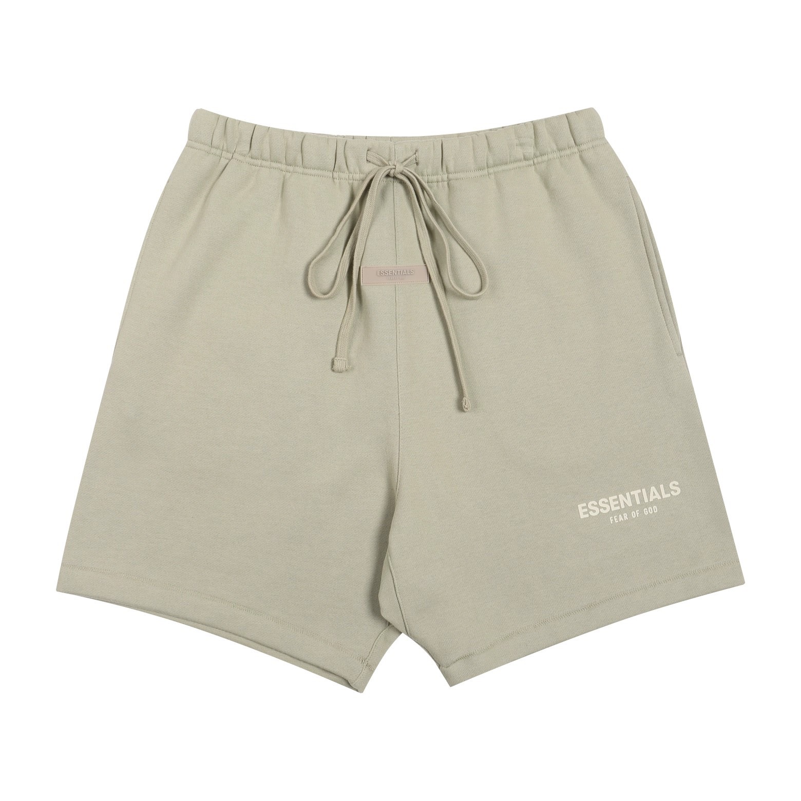 [buy more save more]1:1 quality version fear of god essentials 2022 small flocked logo shorts
