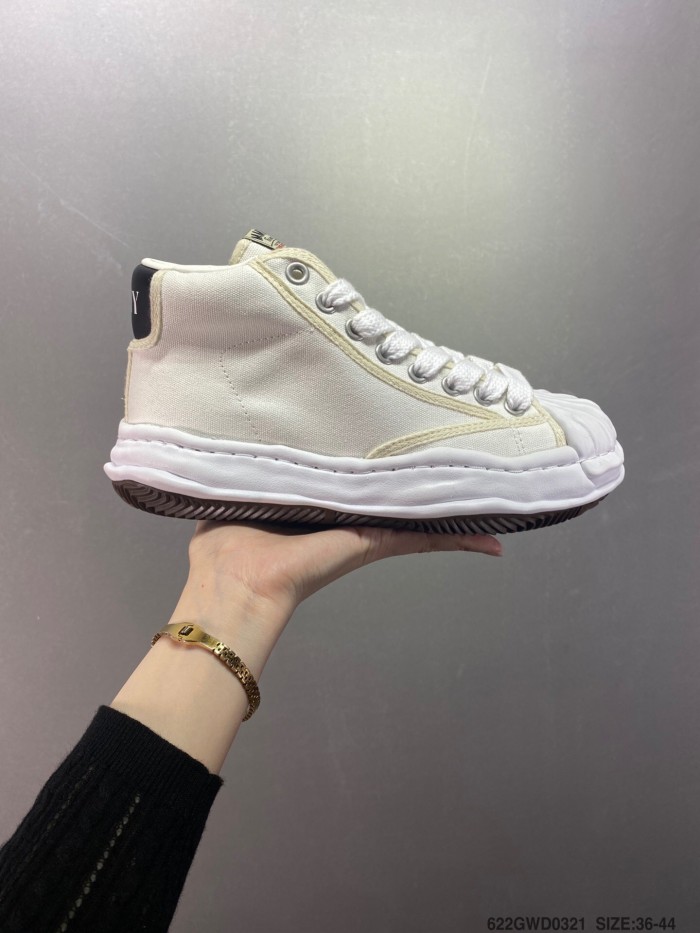 Mihara Yasuhiro MMY hi shoes black white