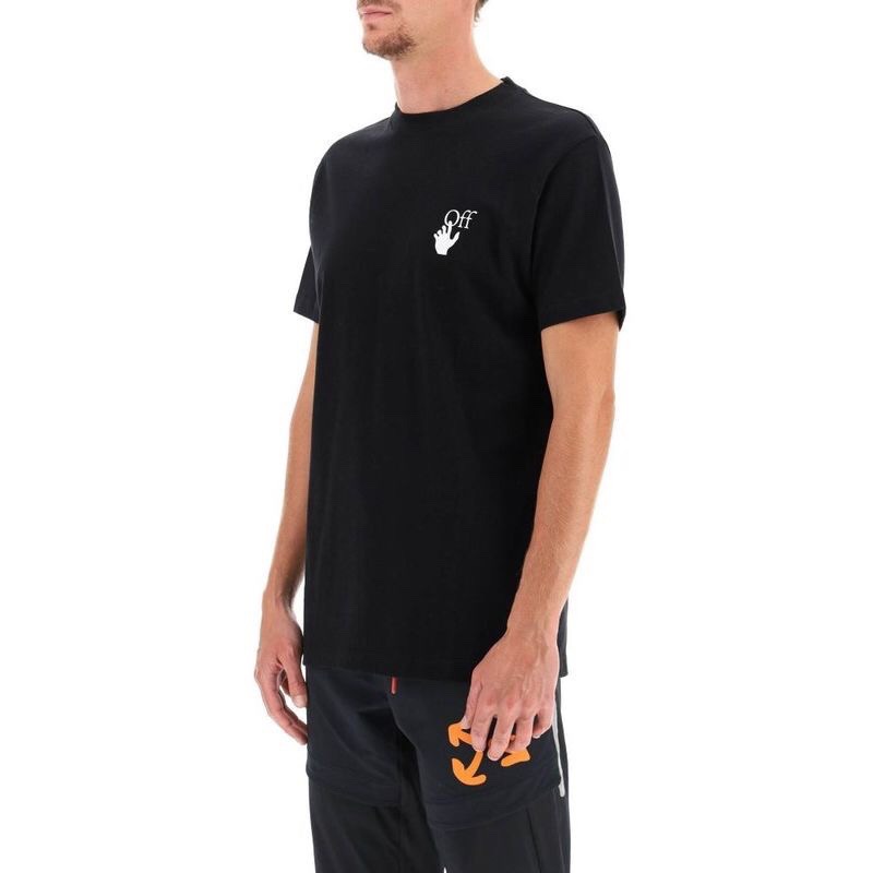 [buy more save more]1:1 quality off-white caravaggio oil painting tee black white