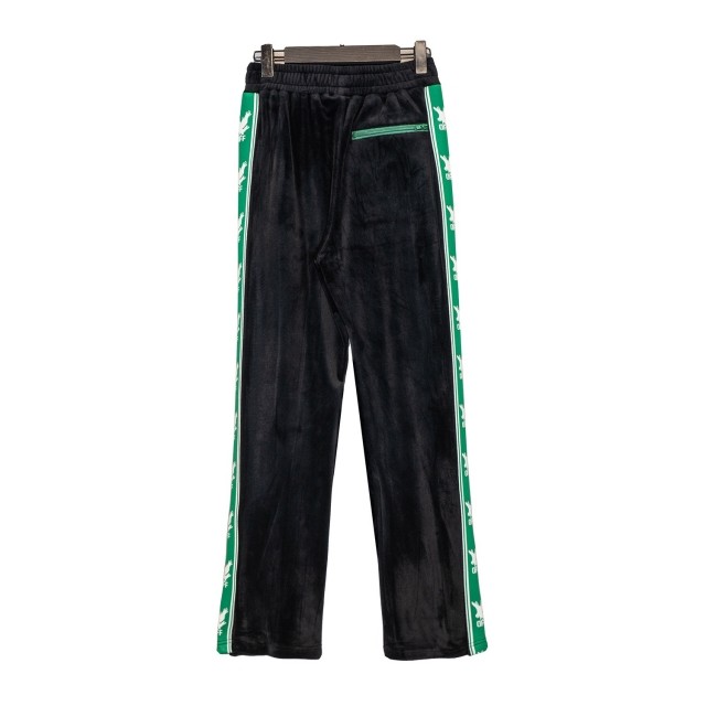 Off White Side Webbing Casual Green Logo Jacket And Pants