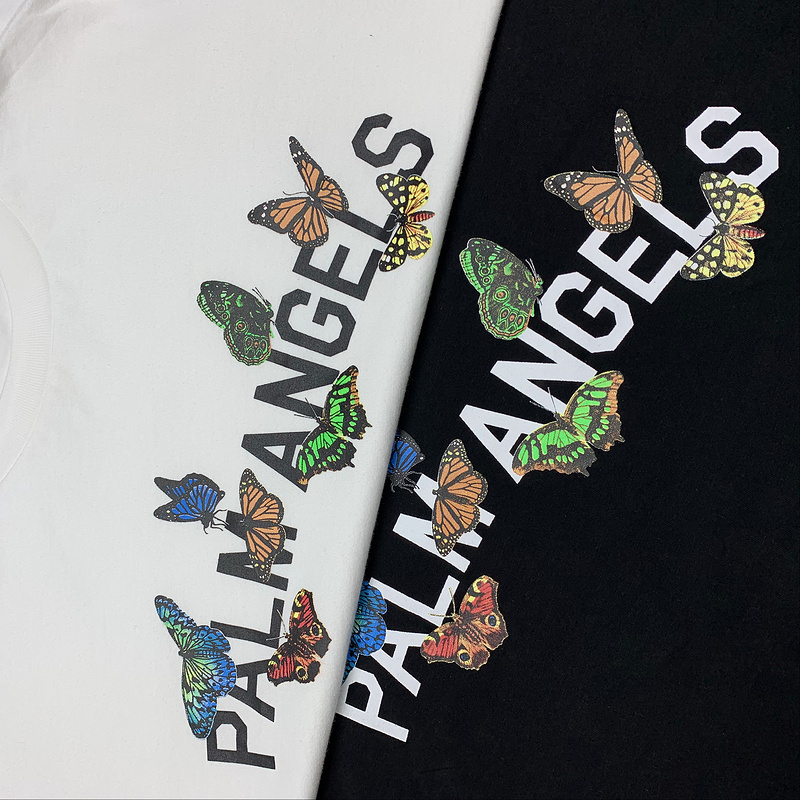 [buy more save more] palm angеls 20ss butterfly letter logo tee