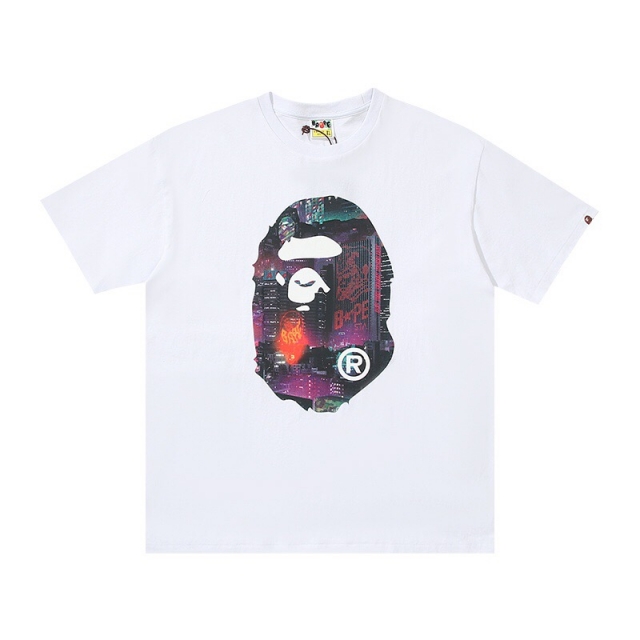 [buy more save more] bape hong kong limited big ape logo tee