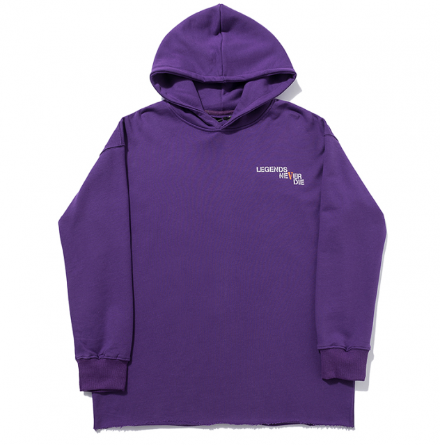 Vlone 999 water V hoodie black & purple