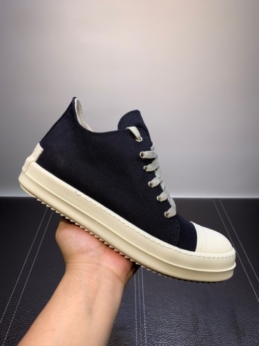 1:1 quality Rick 0wens 2021 new arrivals canvas low shoes sneaker