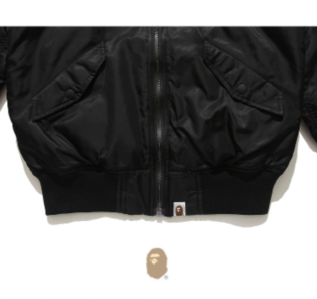 [buy more save more]bape 2021 shark bomber jacket black grey