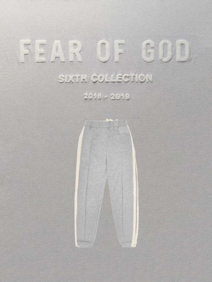 Fear Of God Fog Essentials Paneled Side Stripe Monogram Sweatpants