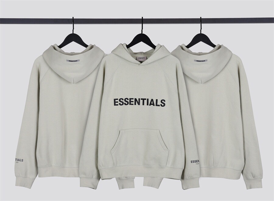[buy more save more]1:1 quality version fear of god fog essentials 20fw light green hoodie (with 2021 new plastic bag)