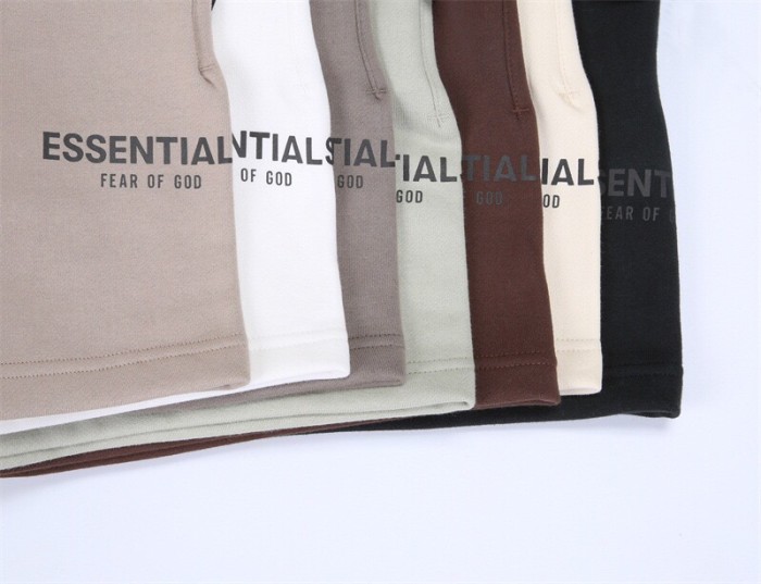 1:1 quality version Fear of God Fog ESSENTIALS shorts 7 colors