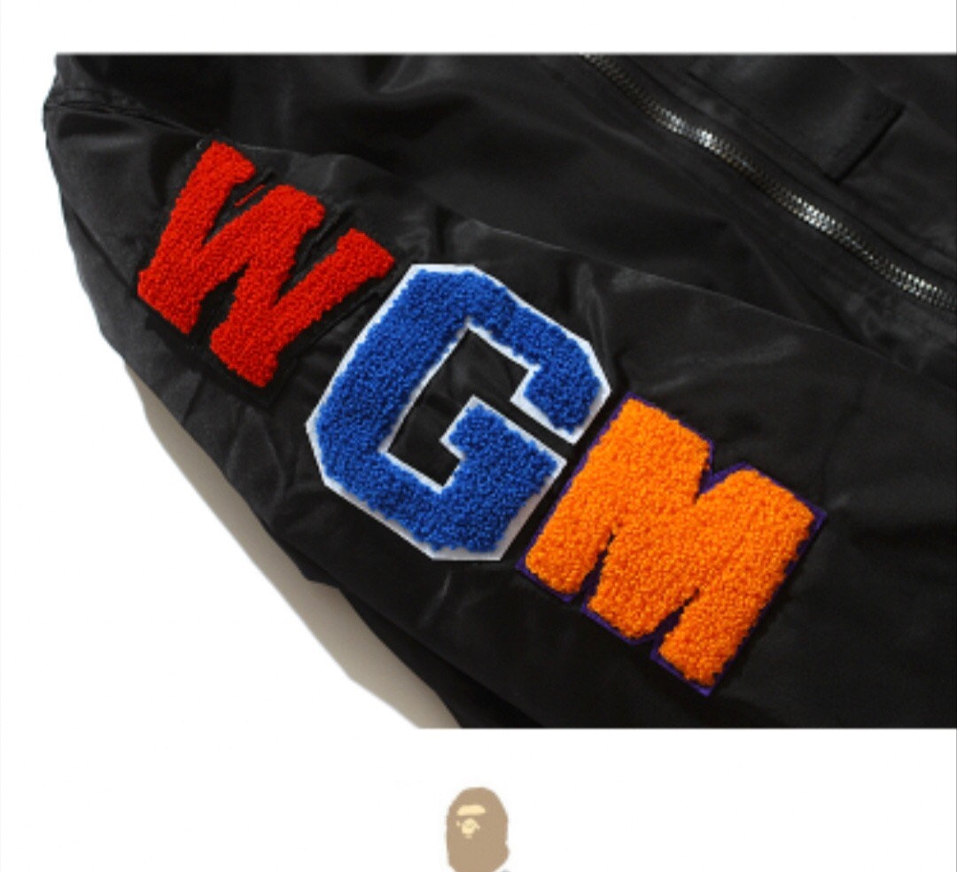 [buy more save more]bape 2021 shark bomber jacket black grey