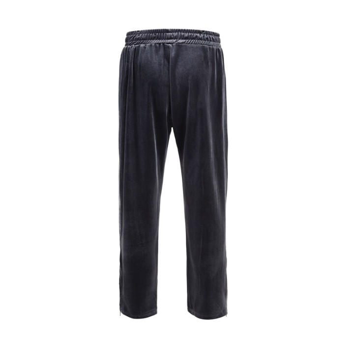 [Buy more Save more]Street style velvet pants black brown