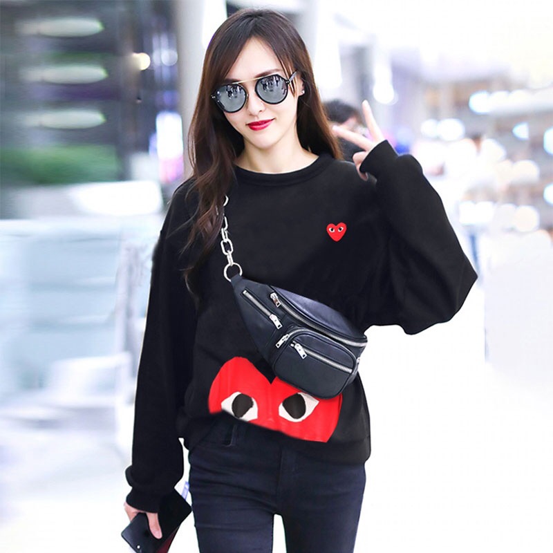 [buy more save more]cdg play logo sweatshirt