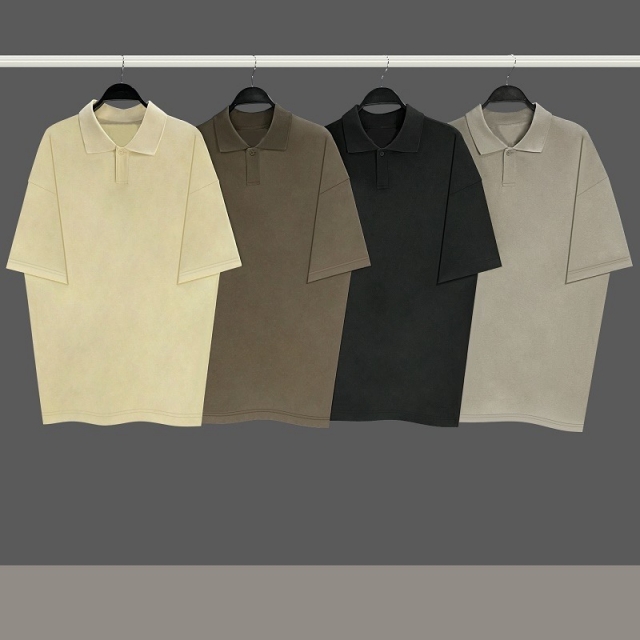 [buy more save more] 1:1 quality version fear of god essentials black lable 2021 polo shirt tee