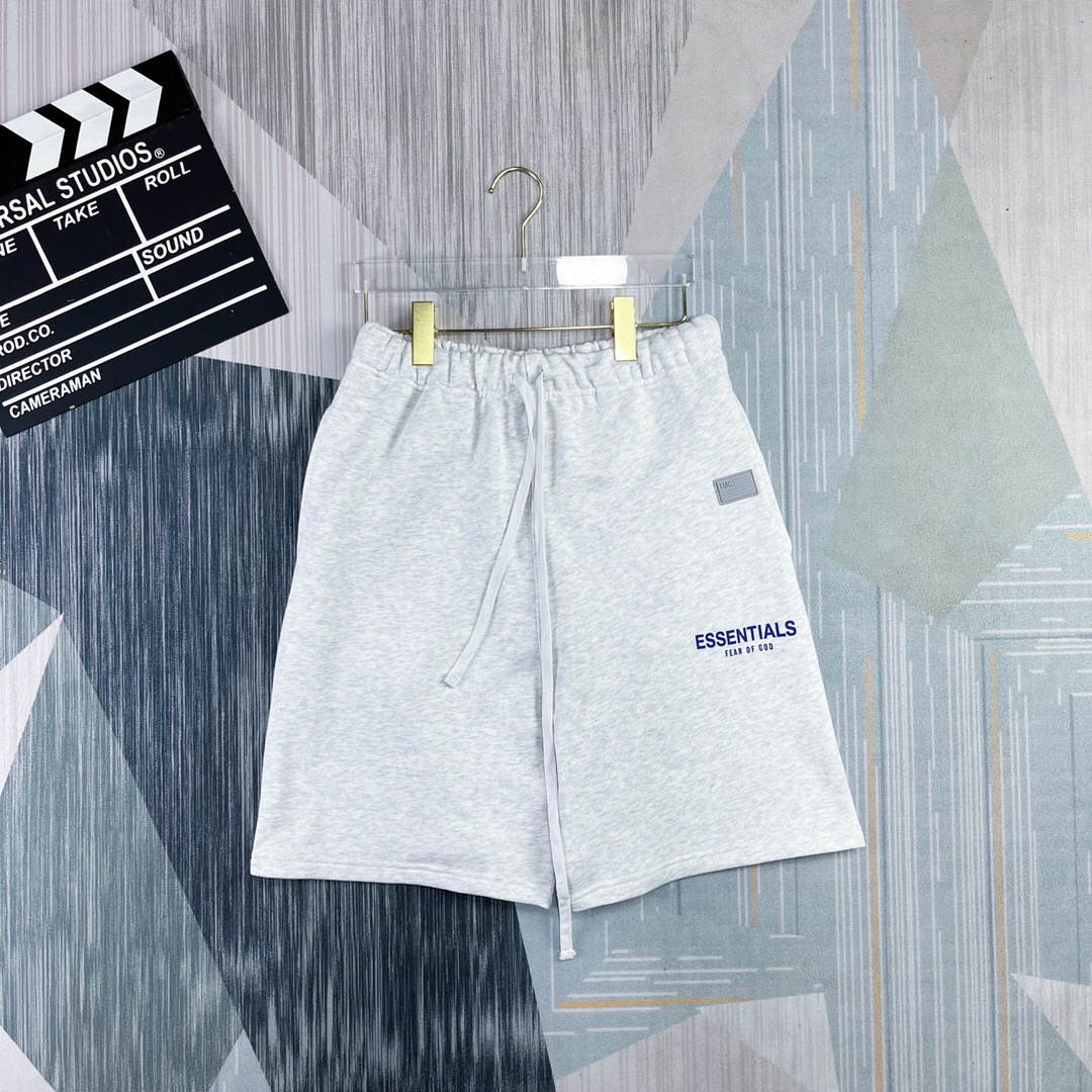 [buy more save more]1:1 quality version fear of god essentials tmc shorts blue grey