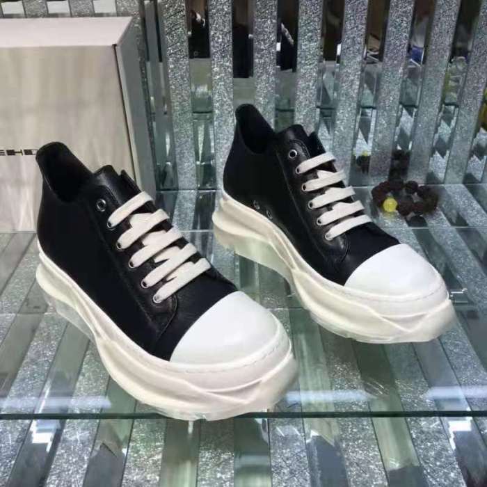 Rick 0wens DRKSHDW leather low shoes sneaker