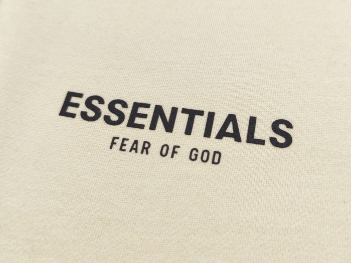 1:1 quality version Fear of God ESSENTIALS 2021 3M logo black logo shorts