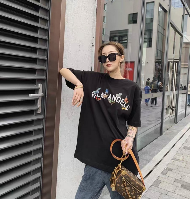 [buy more save more] palm angеls 20ss butterfly letter logo tee