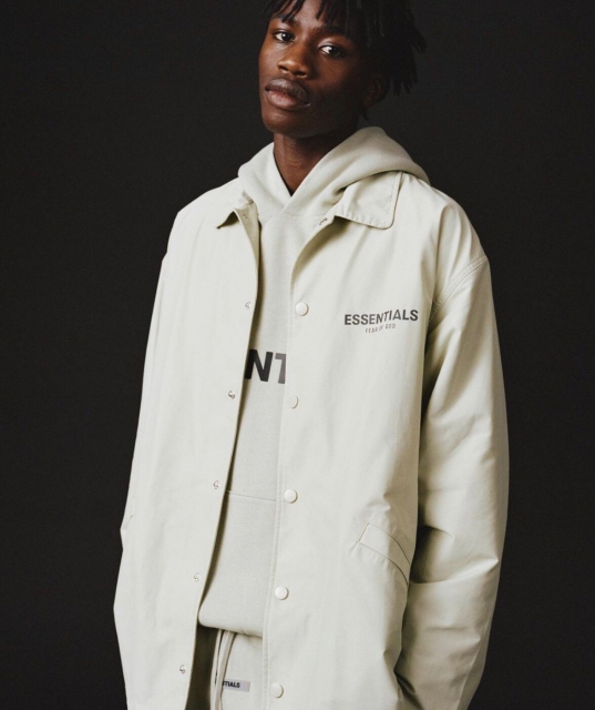 [buy more save more]1:1 quality version fear of god fog essentials 20fw light green hoodie (with 2021 new plastic bag)