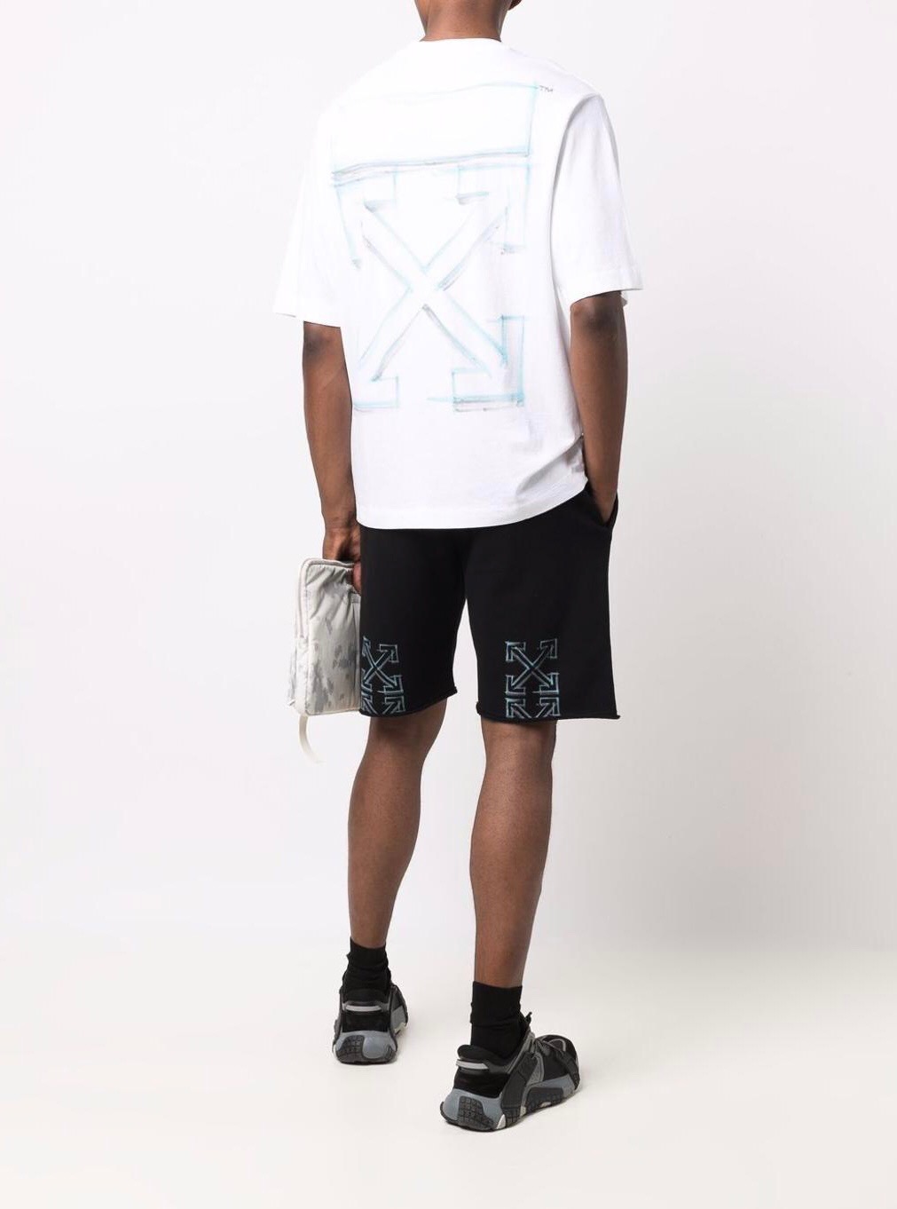 [buy more save more] 1:1 quality off-white crayon arrow logo tee