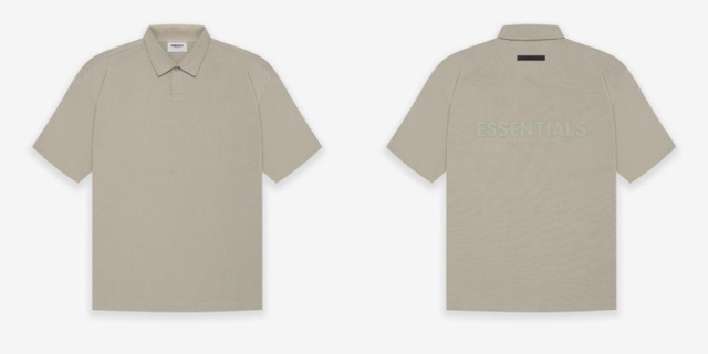[buy more save more] 1:1 quality version fear of god essentials black lable 2021 polo shirt tee