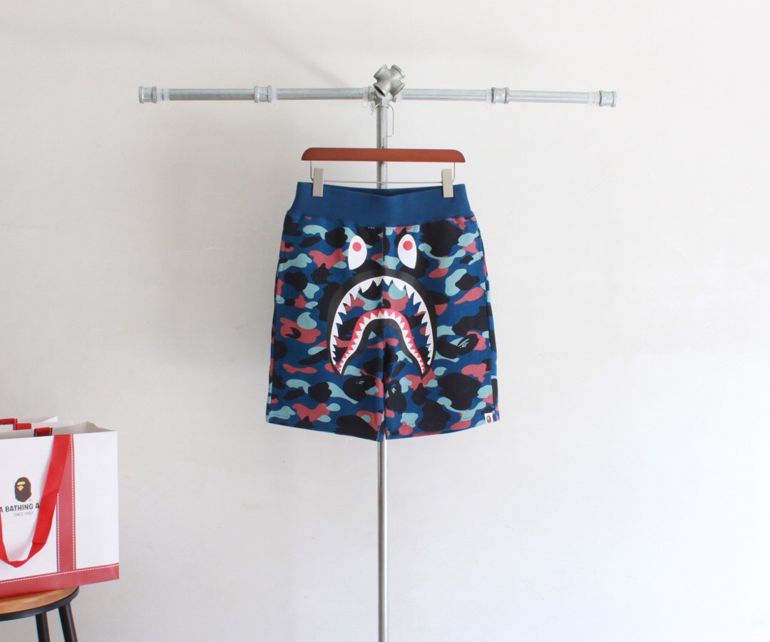 [buy more save more]1:1 version bape shark F**e shorts 6 styles