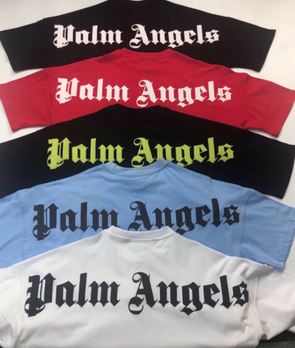 Palm angels foaming printing logo tee