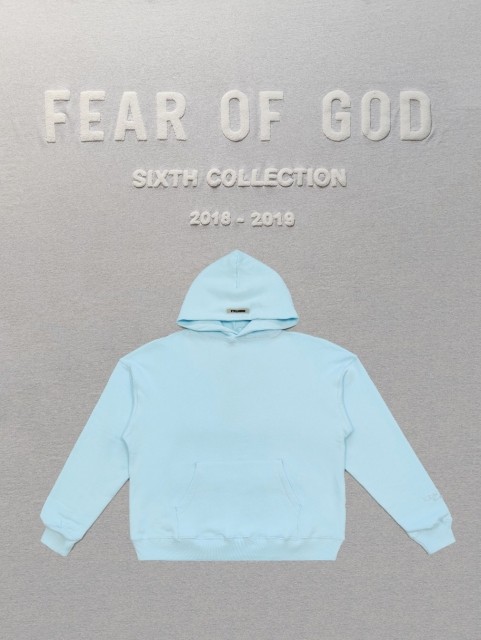 1:1 quality version Fear of God Double thread four pigment Hooded 3M logo hoodie