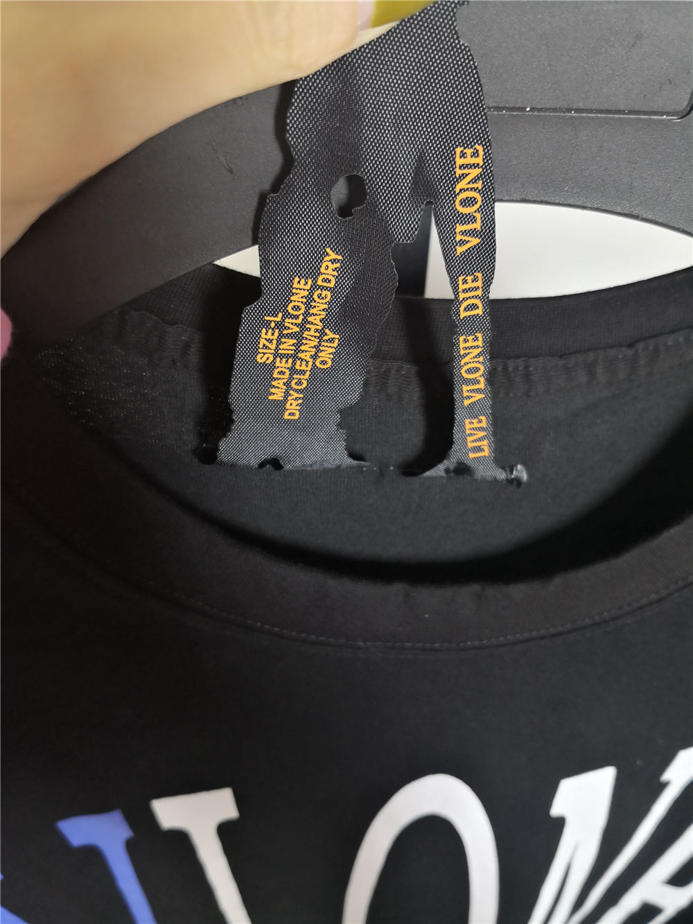 [buy more save more] 1:1 version vlone big logo tee 4 colors