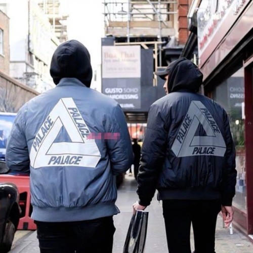 [Buy more Save more]1:1 quality version Palace Skateboards MA 1 Bomber Jacket black burgundy