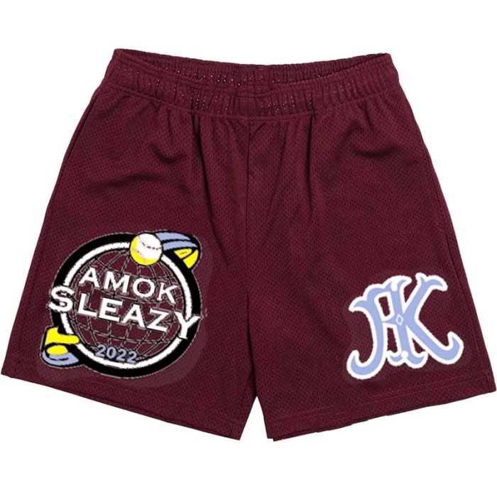AMOKSLEAZY K logo shorts 8 colors