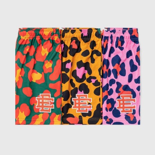 Eric Emanuel EE logo leopard shorts 3 colors