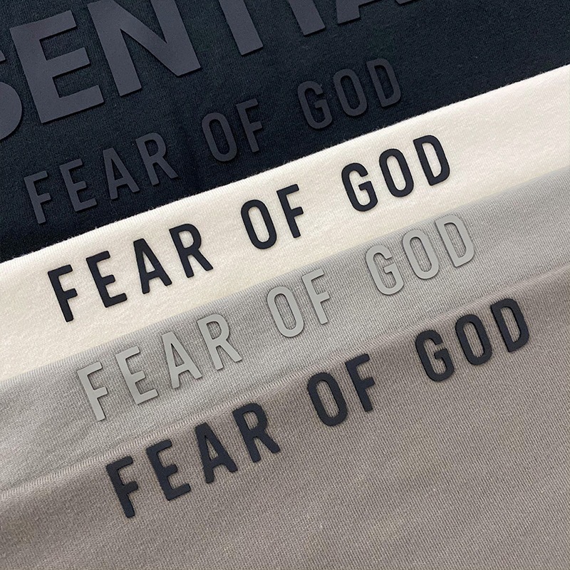 [buy more save more] 1:1 quality version fear of god essentials black lable 2021 polo shirt tee