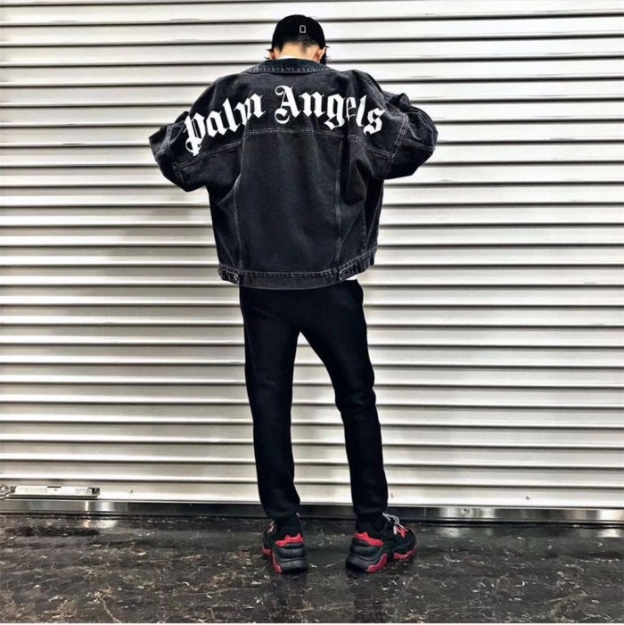 [buy more save more]Palm Angels 20SS Denim Jacket Black